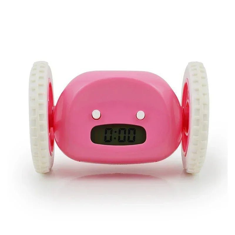 CLOCKY Roll Alarm Clock for Heavy Sleepers on Wheels (Adults Kids Teens Bedroom), Run Away, Moving, Annoying, Jump - BOLDORA
