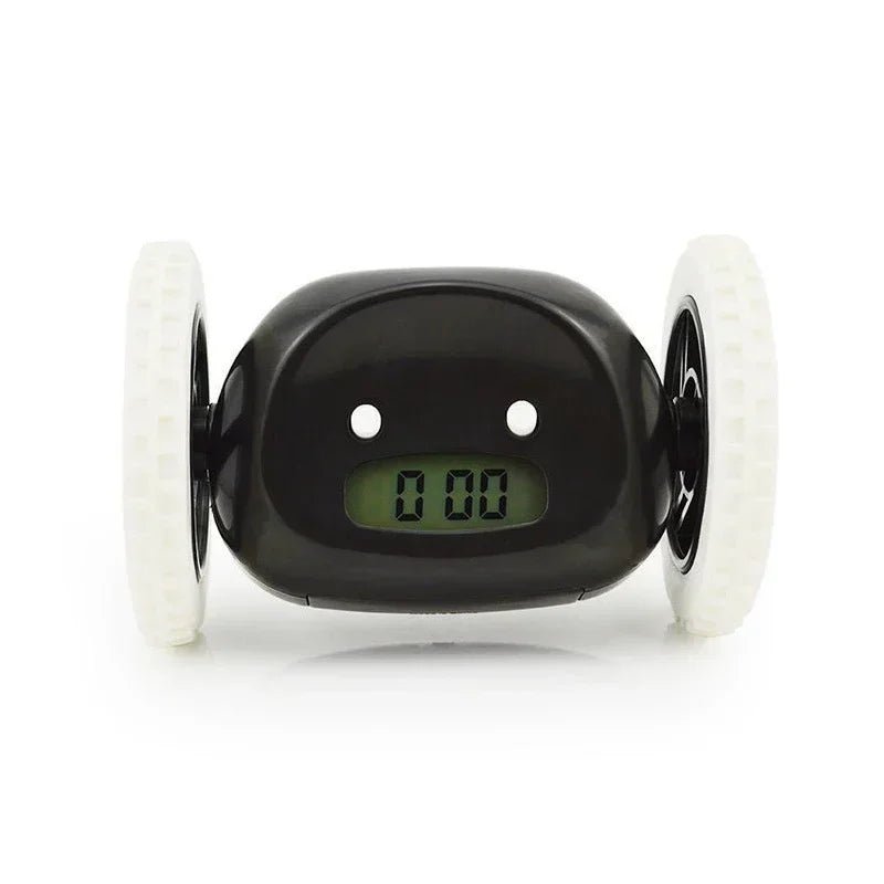 CLOCKY Roll Alarm Clock for Heavy Sleepers on Wheels (Adults Kids Teens Bedroom), Run Away, Moving, Annoying, Jump - BOLDORA