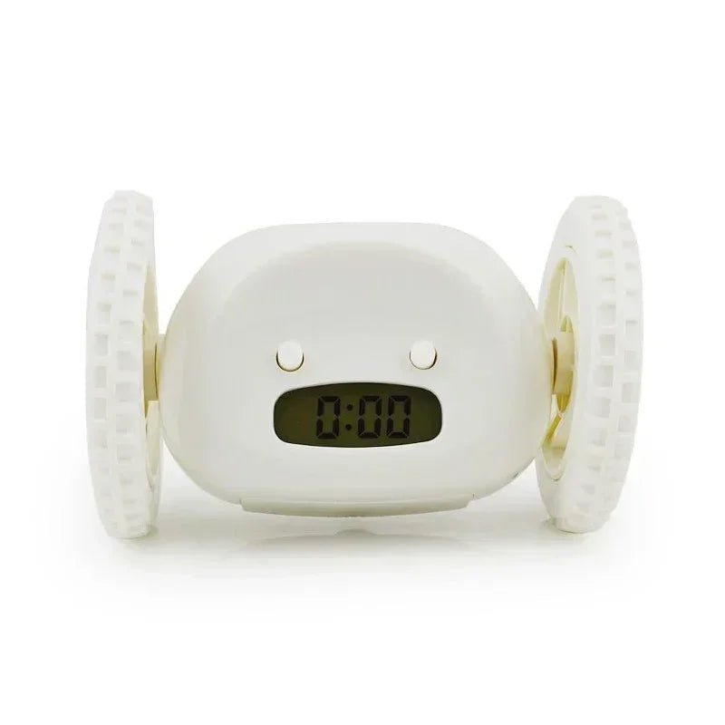 CLOCKY Roll Alarm Clock for Heavy Sleepers on Wheels (Adults Kids Teens Bedroom), Run Away, Moving, Annoying, Jump - BOLDORA