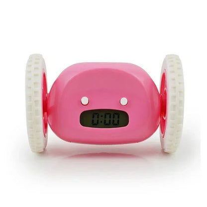 CLOCKY Roll Alarm Clock for Heavy Sleepers on Wheels (Adults Kids Teens Bedroom), Run Away, Moving, Annoying, Jump - BOLDORA