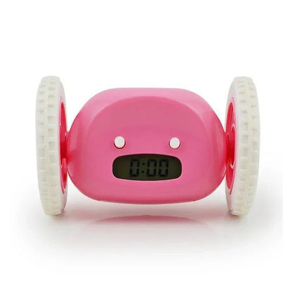 CLOCKY Roll Alarm Clock for Heavy Sleepers on Wheels (Adults Kids Teens Bedroom), Run Away, Moving, Annoying, Jump - BOLDORA