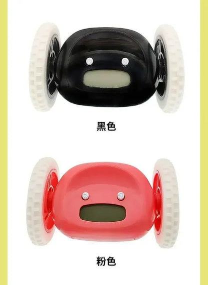 CLOCKY Roll Alarm Clock for Heavy Sleepers on Wheels (Adults Kids Teens Bedroom), Run Away, Moving, Annoying, Jump - BOLDORA